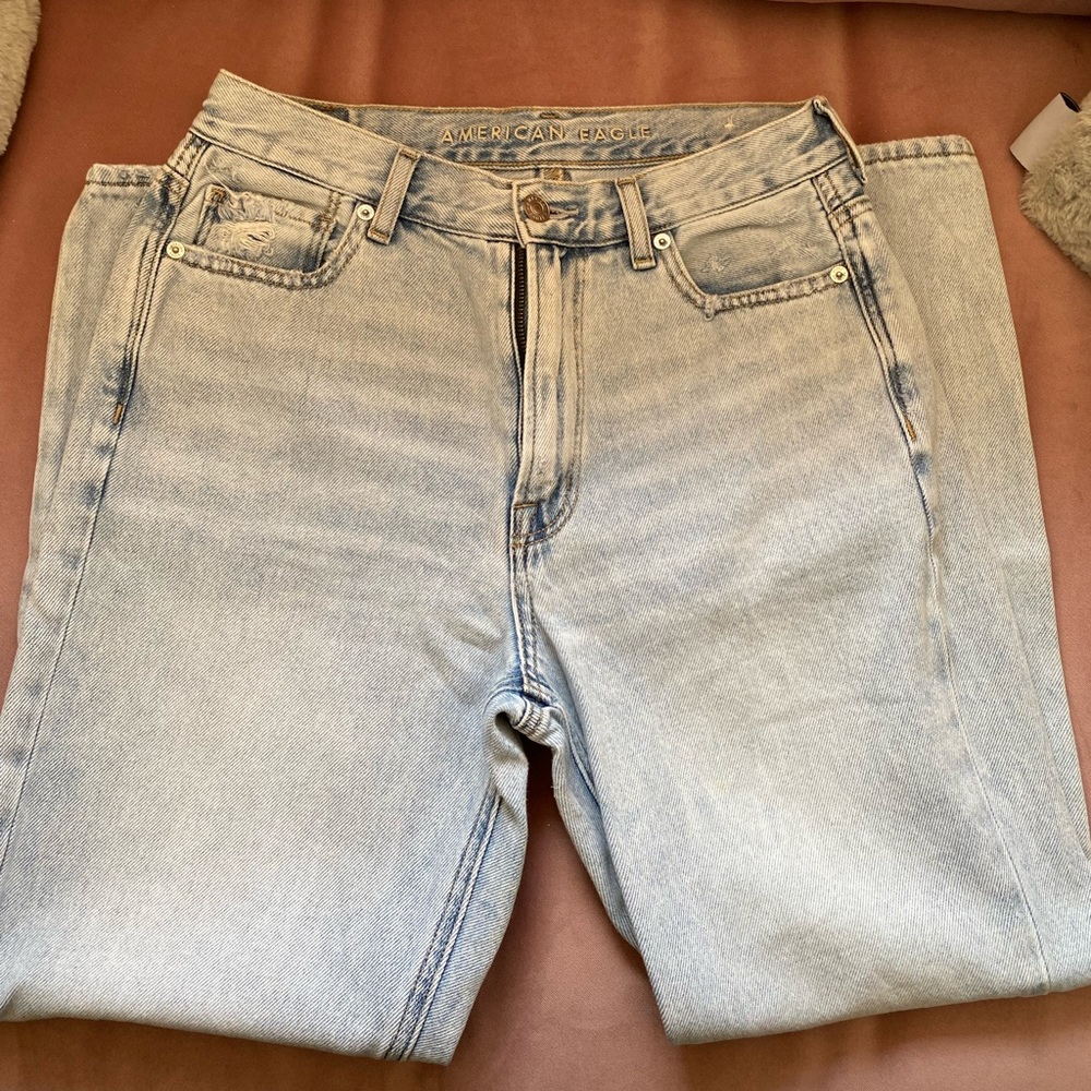 American eagle 100% cotton mom jeans